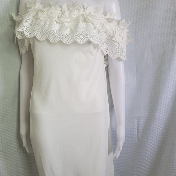 NWT Fashion Nova Midnight In Moscow Dress - White, Size XL - Picture 5 of 10